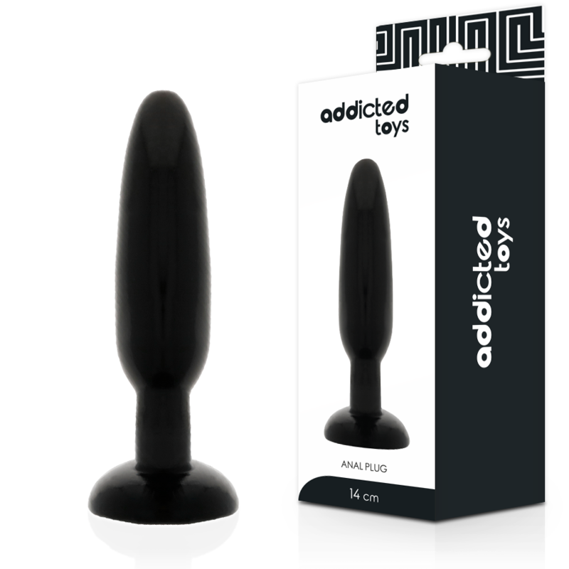 Plug anal ADDICTED TOYS en TPR souple, 14 cm