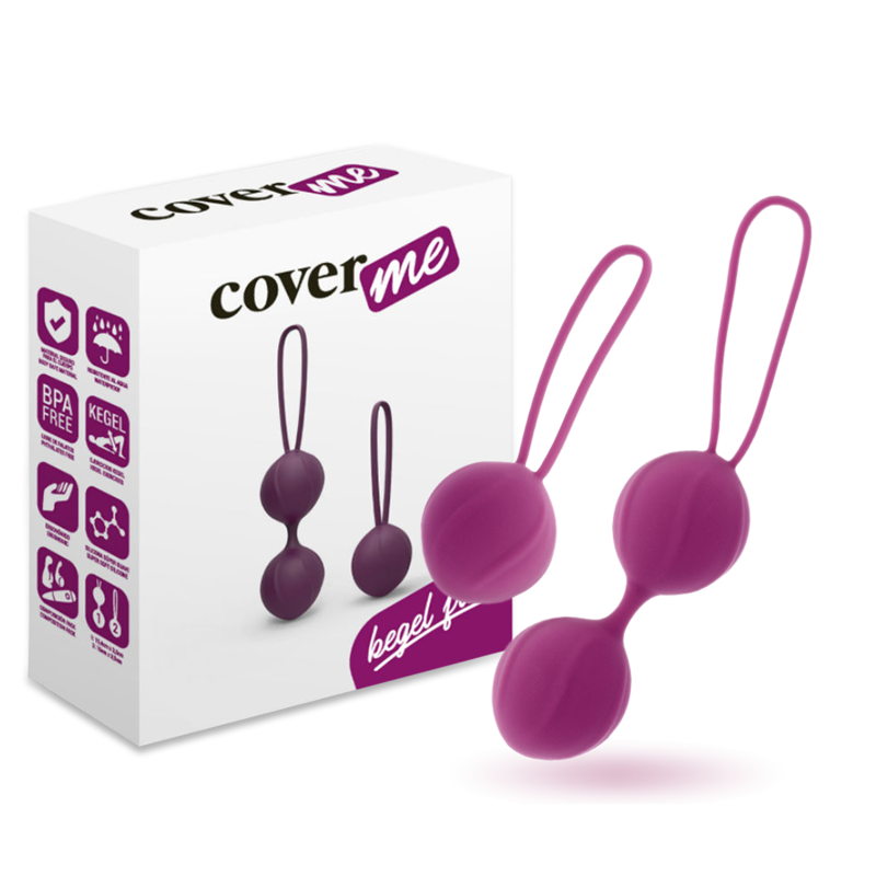Set de boules de Kegel Fit COVERME couleur lilas