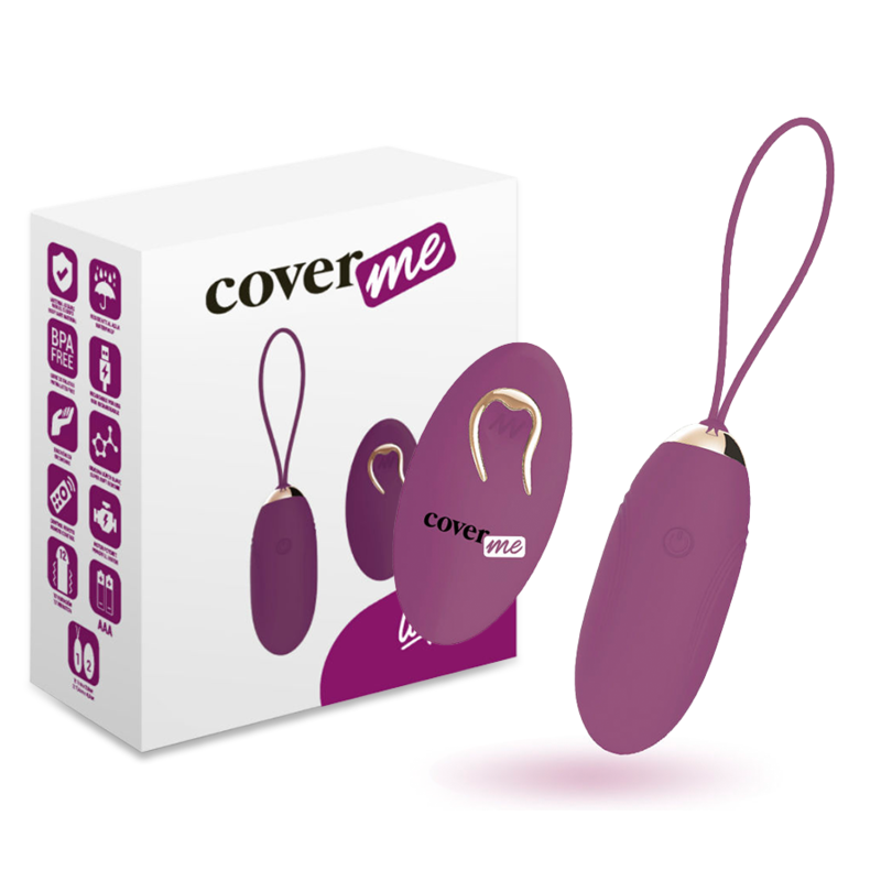 Œuf vibrant COVERME Lapi avec télécommande, violet