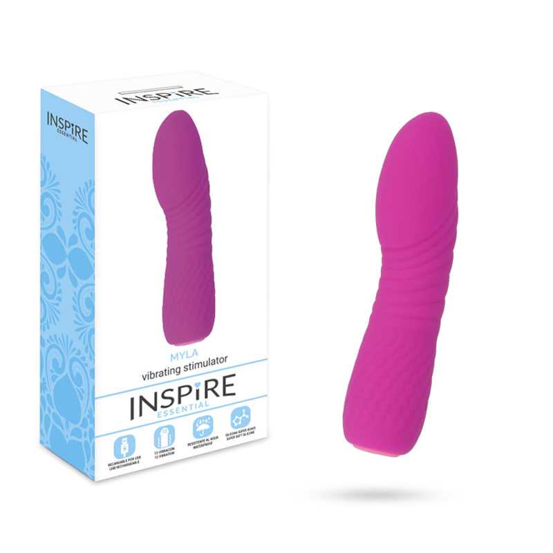 INSPIRE ESSENTIAL Myla, mini vibromasseur violet