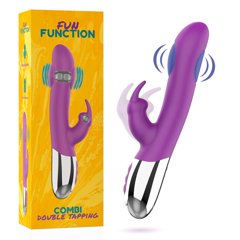 FUN FUNCTION Combi Double Tapping, vibromasseur à double stimulation