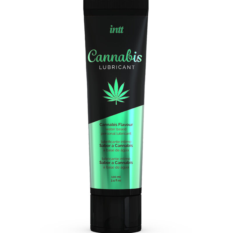 Gel lubrifiant INTT goût cannabis, 100 ml