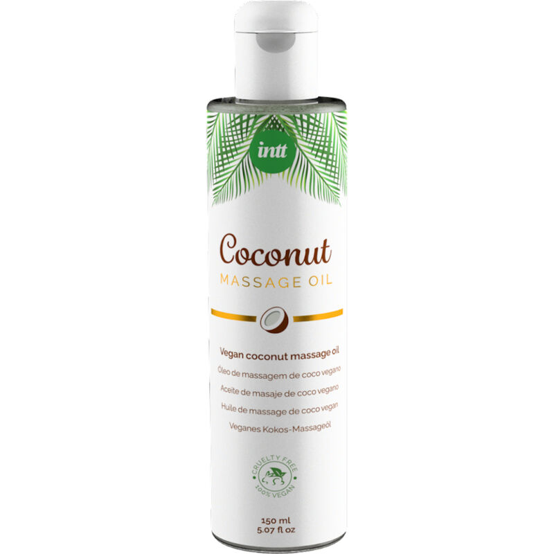 Huile de massage vegan INTT à la noix de coco, 150 ml