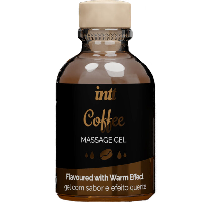 Gel de massage INTT au café avec léger effet chauffant, 30 ml