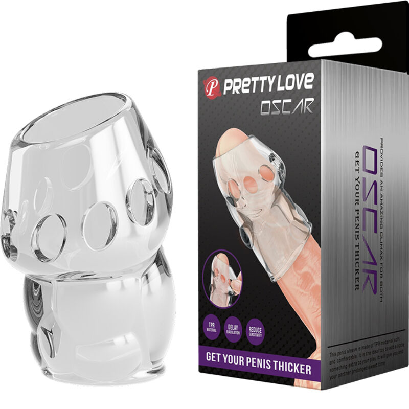Gaine pénienne transparente Pretty Love Oscar