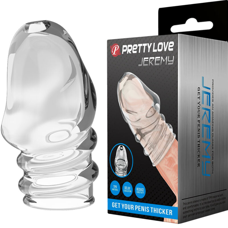 Pretty Love Jeremy gaine pénienne transparente en TPR