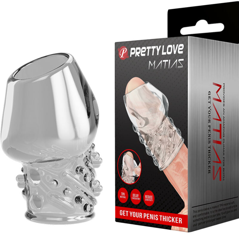 Fourreau pour pénis Pretty Love Matias, transparent