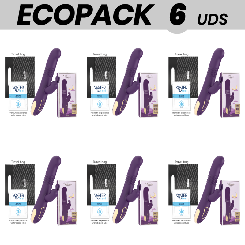 Écopack De 6 Unités : Treasure Bastian Rabbit Up Down, Rotateur Et Vibrateur Compatible Avec Watchme Wireless Technology