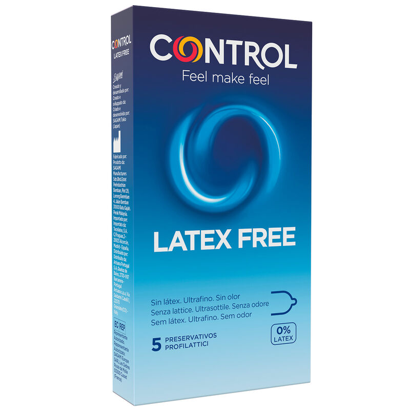 Préservatifs CONTROL Free sans latex en polyuréthane, 5 pièces