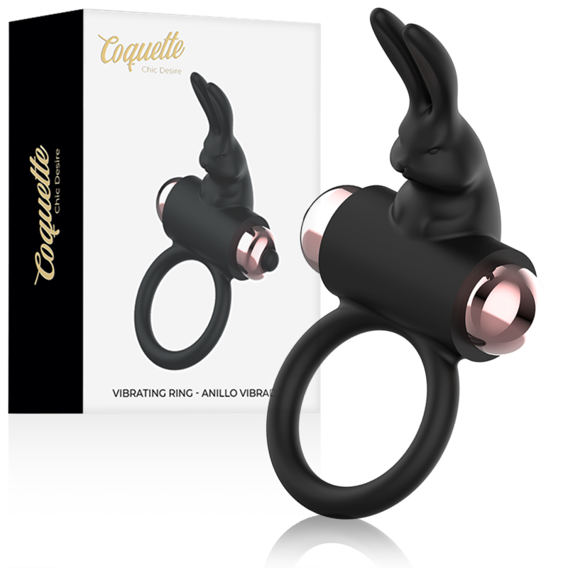Coquette Chic Desire, anneau vibrant pour pénis en silicone