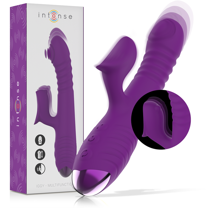 INTENSE IGGY vibromasseur rabbit avec mouvement de va-et-vient