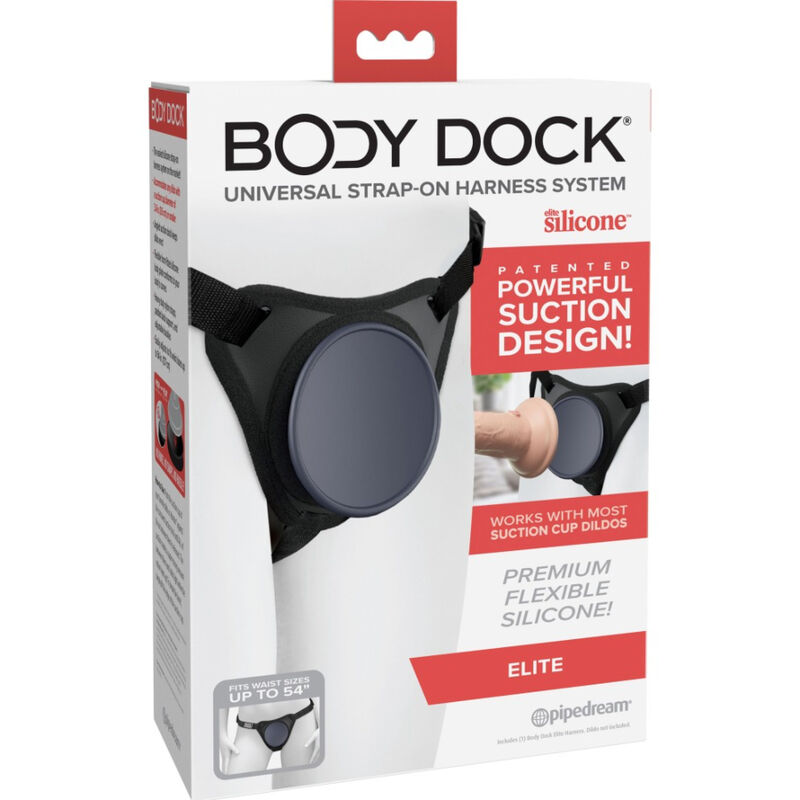 Harnais strap-on PIPEDREAMS Body Dock Elite