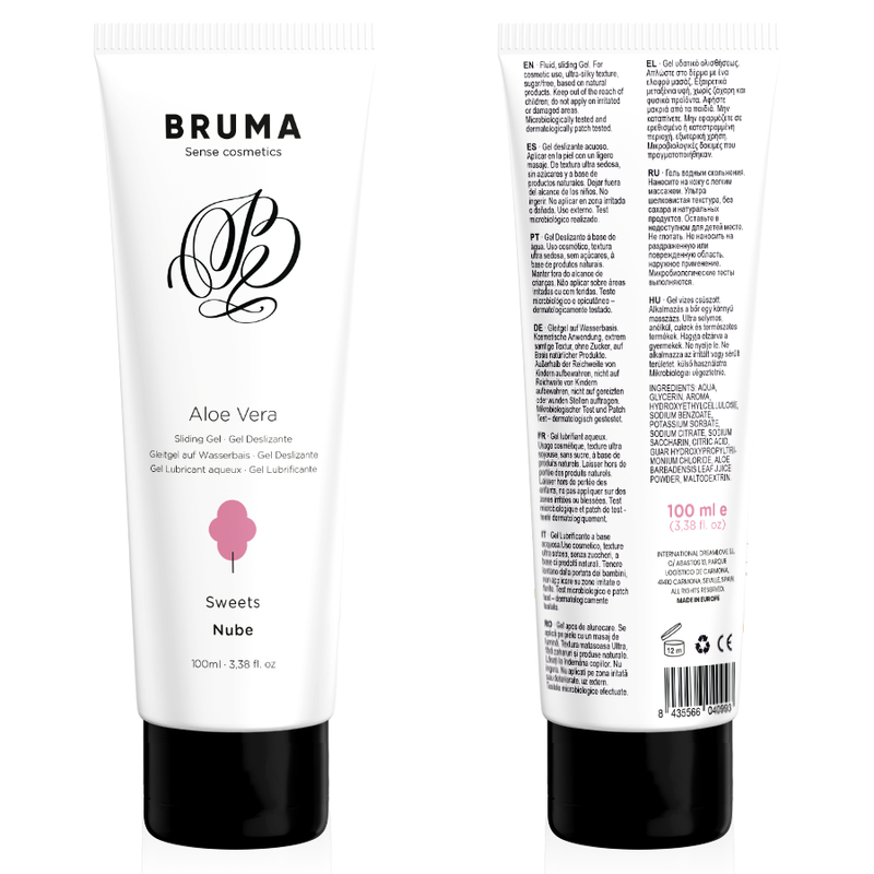 Gel lubrifiant BRUMA goût aloe vera, 100 ml