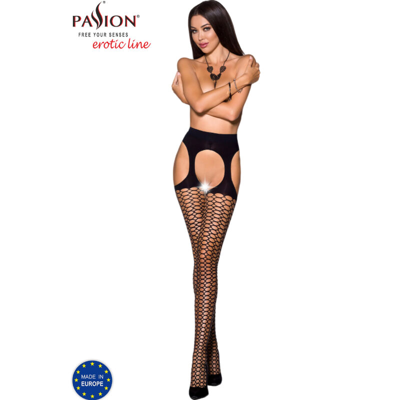 Collants 40 DEN avec porte jarretelles intégré pour un look séduisant et un bon maintien PASSION