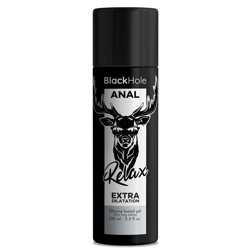 Lubrifiant anal au silicone avec effet relaxant pour une dilatation en douceur BLACK HOLE