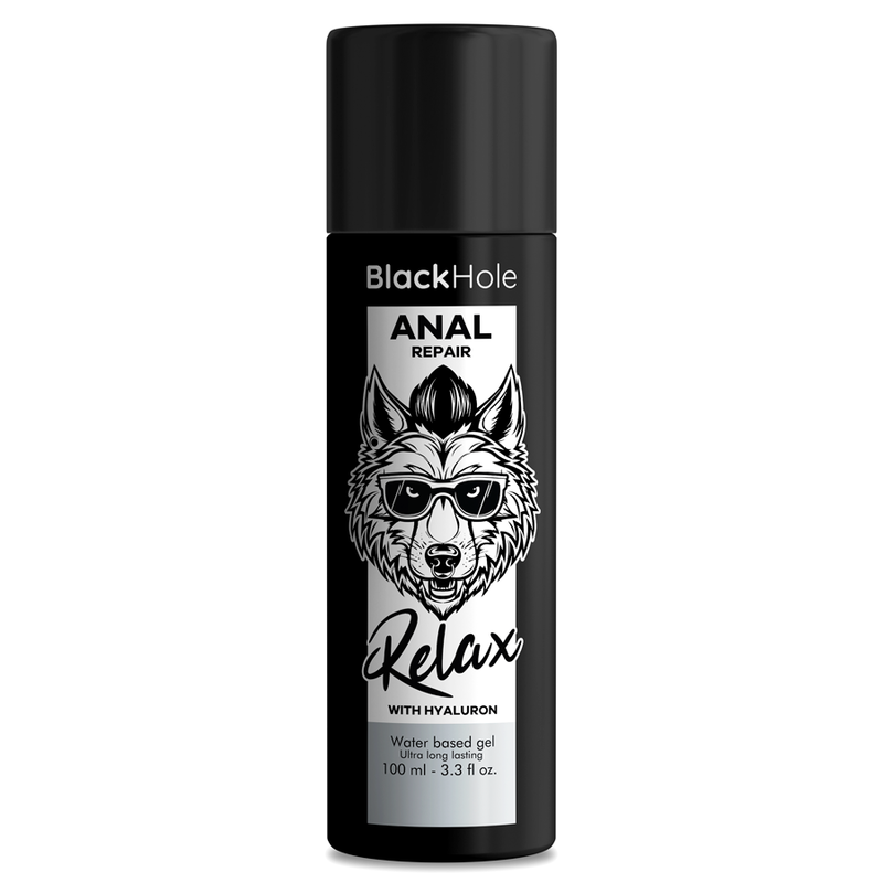 BLACK HOLE Anal Repair lubrifiant à base d’eau avec acide hyaluronique, 100 ml