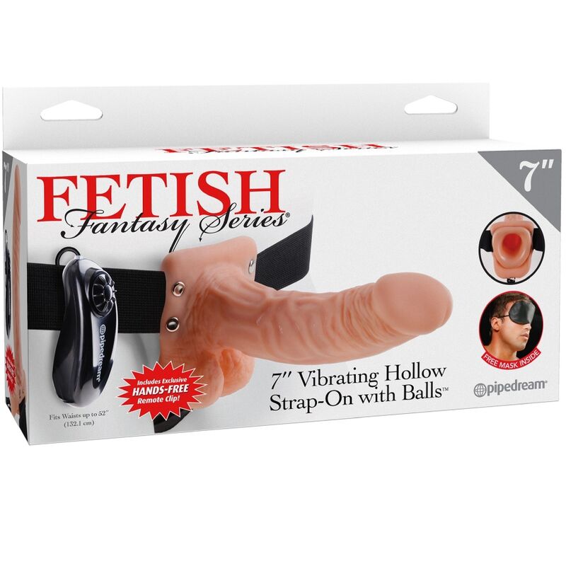 Ensemble strap-on Fetish Fantasy Series avec télécommande, 17,8 cm