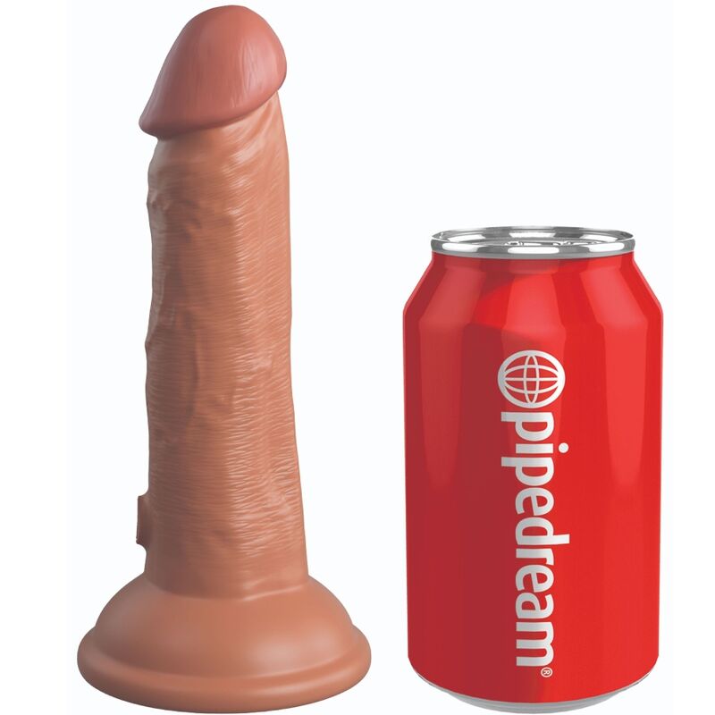 KING COCK Elite, vibromasseur réaliste à ventouse, 15,2 cm