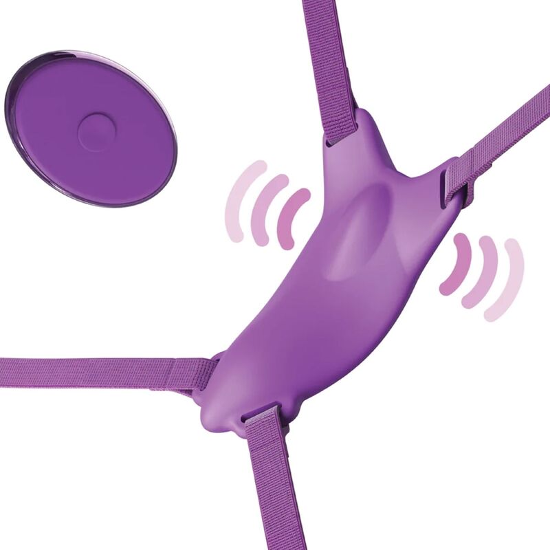 Vibromasseur papillon FANTASY FOR HER avec télécommande et harnais