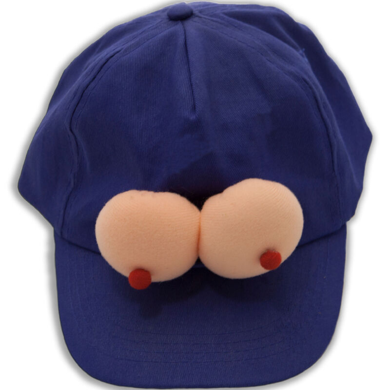 Casquette bleue DIABLO PICANTE avec des seins