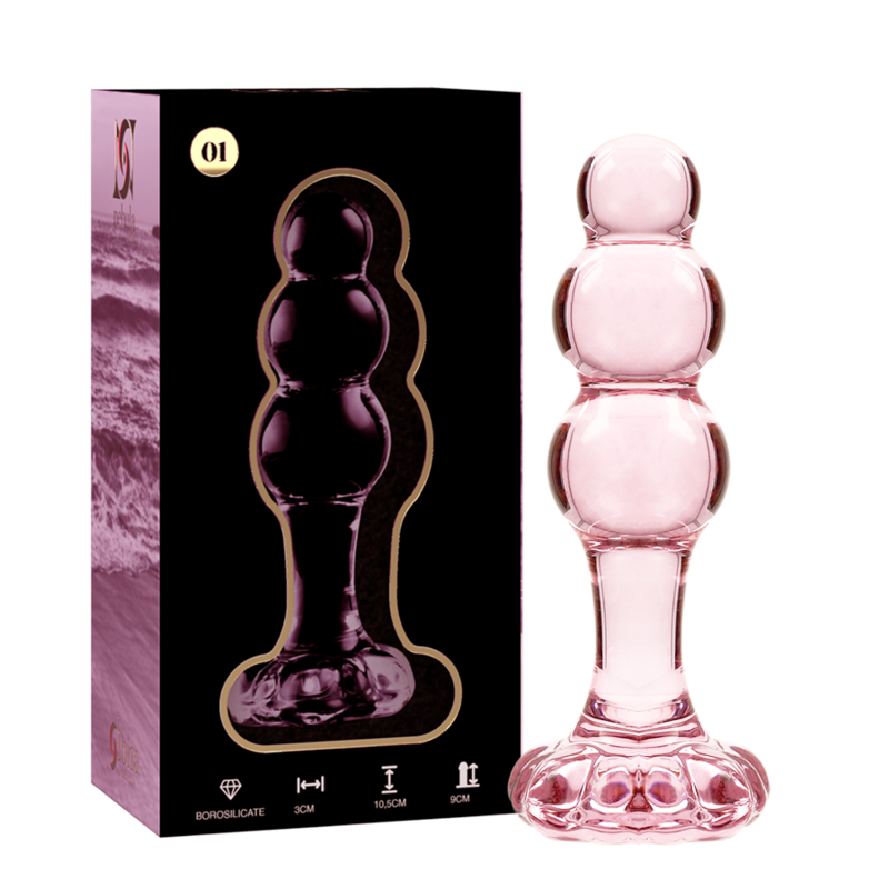 NEBULA SERIES BY IBIZA Plug anal en verre borosilicate