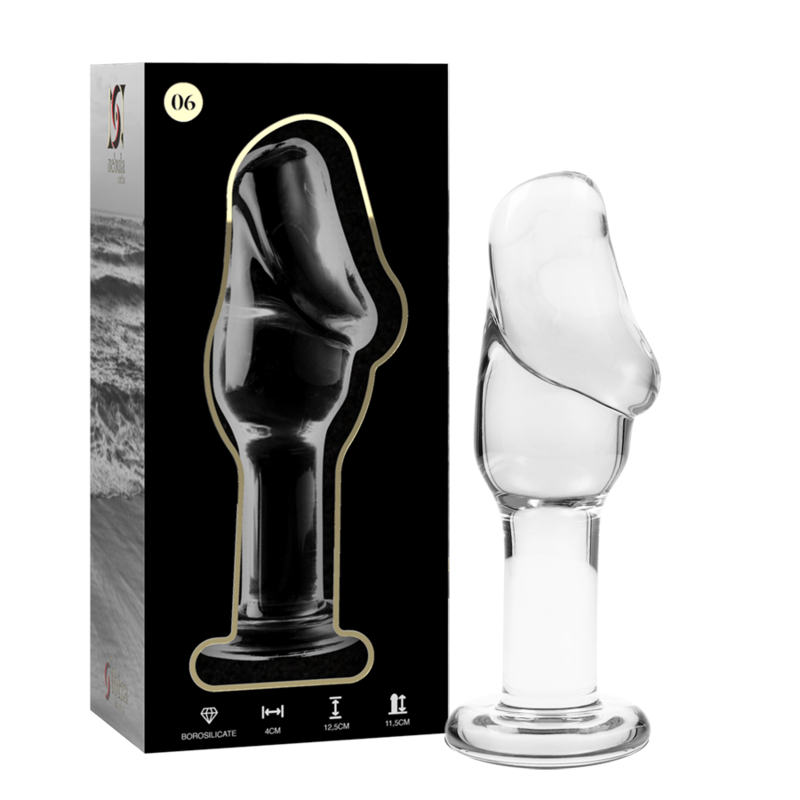 NEBULA SERIES BY IBIZA Model 6 plug anal en verre borosilicate