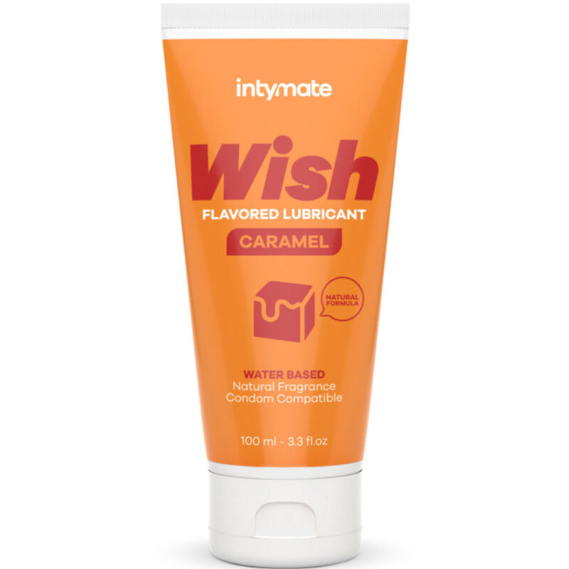 Gel lubrifiant aromatisé Intymate Wish Caramel, 100 ml