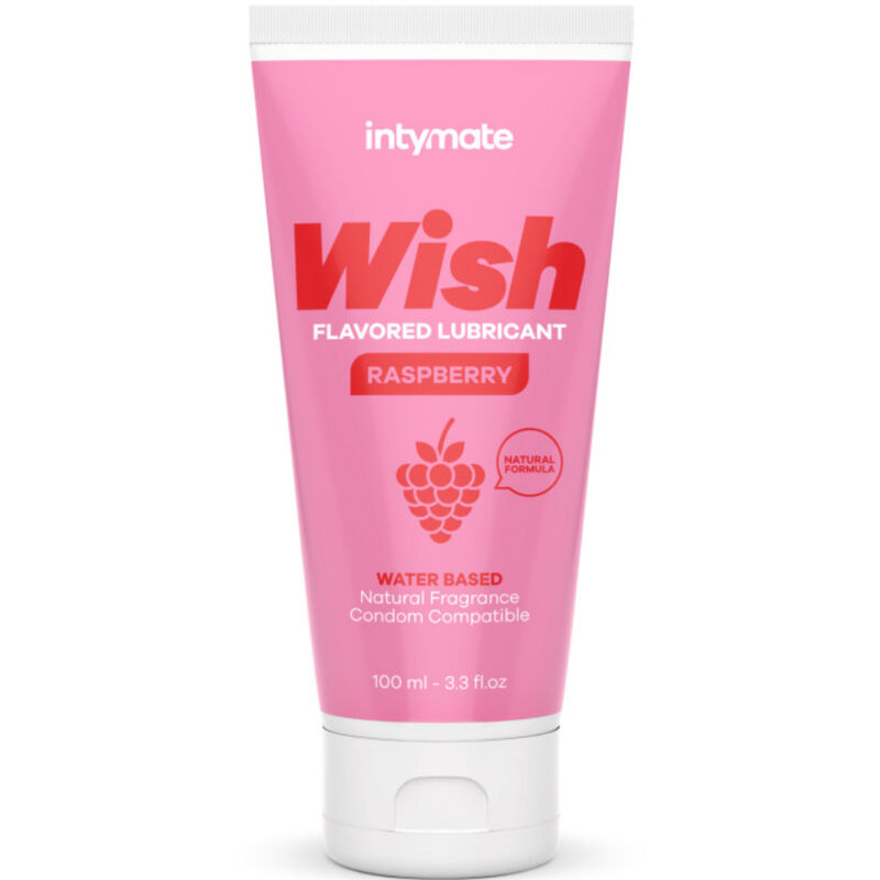 Gel lubrifiant Intymate Wish Raspberry au goût framboise, 100 ml