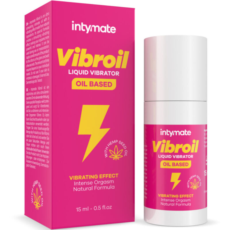Huile intime Intymate Vibroil à effet picotant, 15 ml