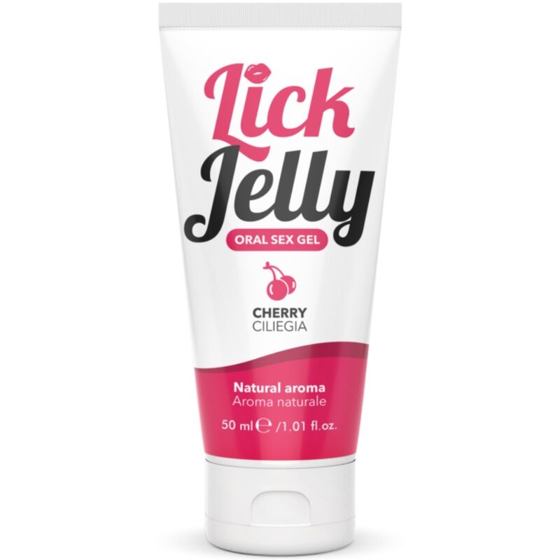 Gel lubrifiant Intimateline Lick Jelly goût cerise, 30 ml