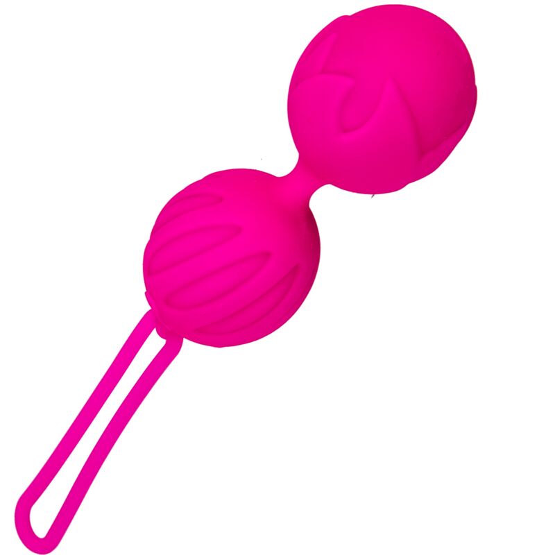 Boules de geisha en silicone taille S pour le périnée, fuchsia ADRIEN LASTIC