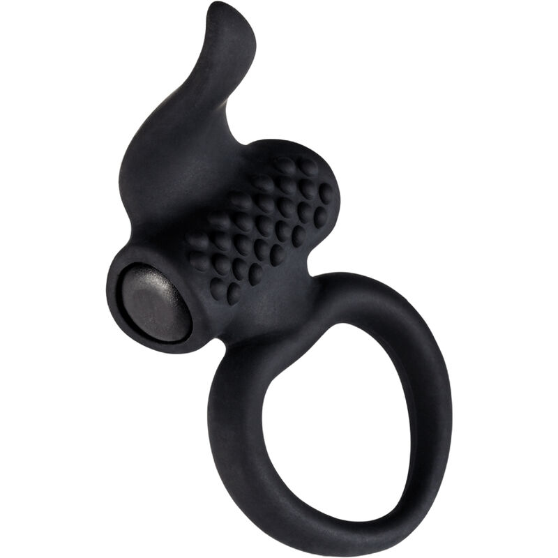 Anneau pénien vibrant avec stimulateur en forme de langue pour des orgasmes intenses à deux ADRIEN LASTIC