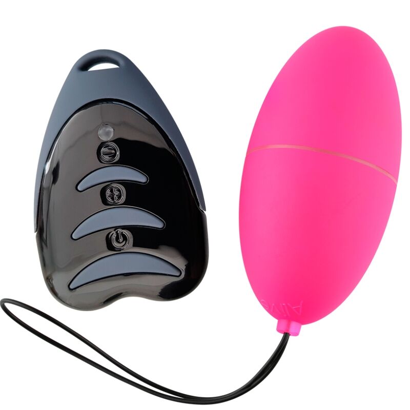 Œuf vibrant rose avec télécommande sans fil et 10 niveaux silencieux ALIVE