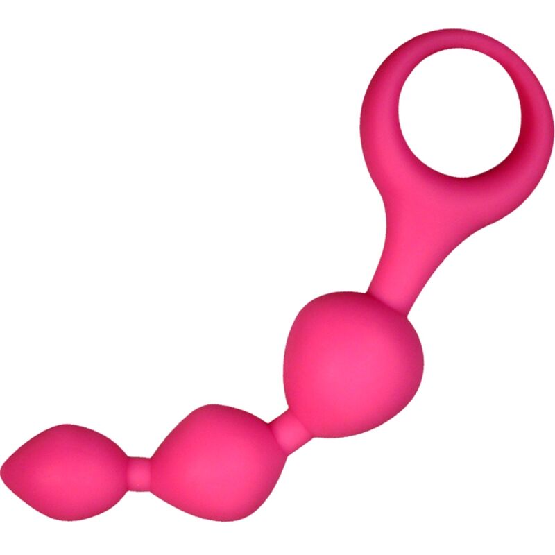 Chapelet anal à 3 perles en silicone pour une stimulation douce, 15 cm ALIVE