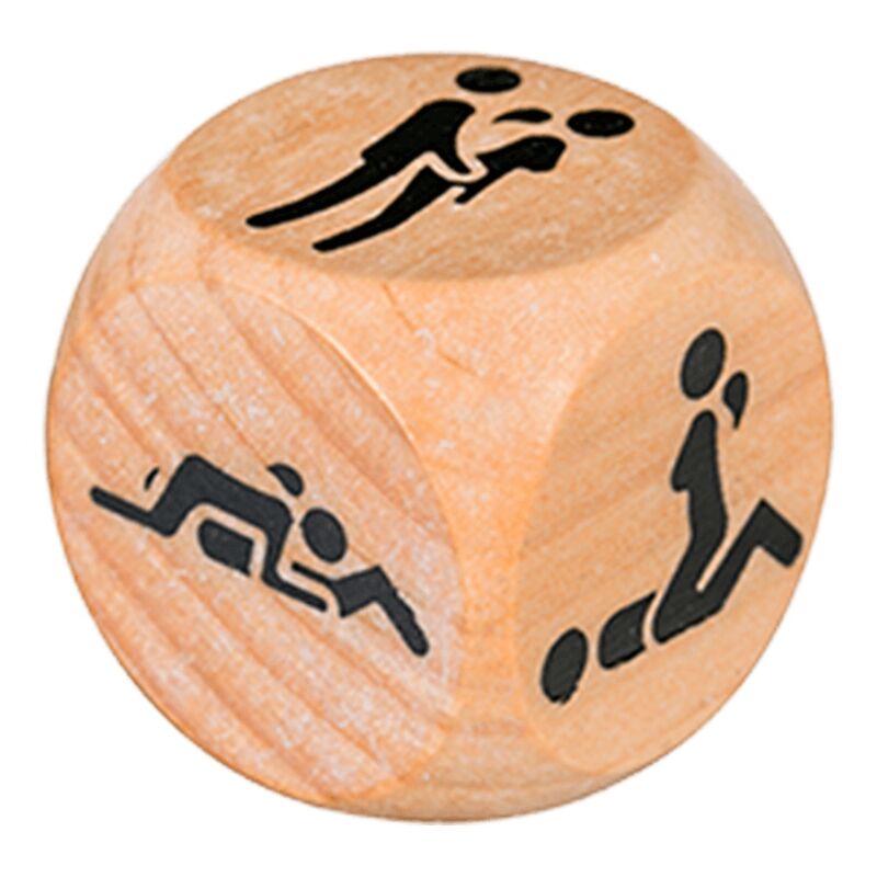 Dé en bois Kamasutra, 6 positions pour pimenter vos moments intimes ALIVE