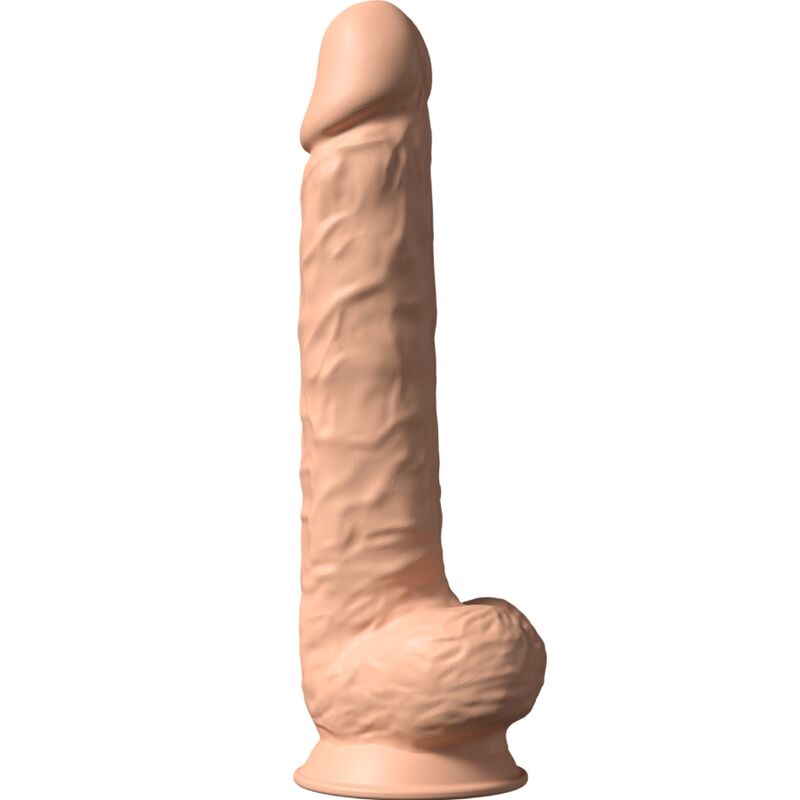 Gode réaliste XXL de 38 cm en silicone Silexpan avec ventouse SILEXD