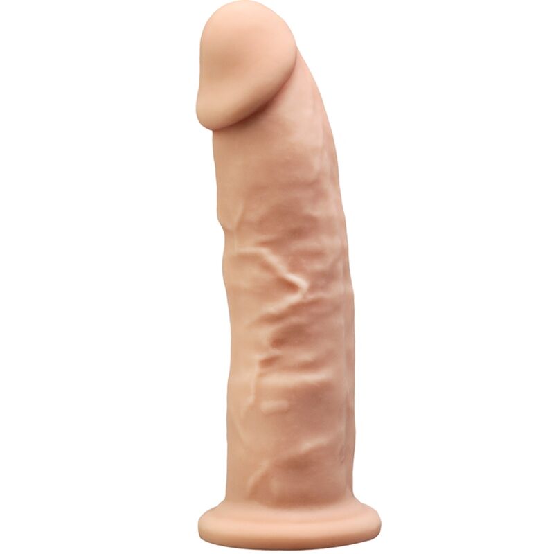 Gode réaliste de 19 cm en silicone avec noyau Silexpan pour des sensations intenses SILEXD