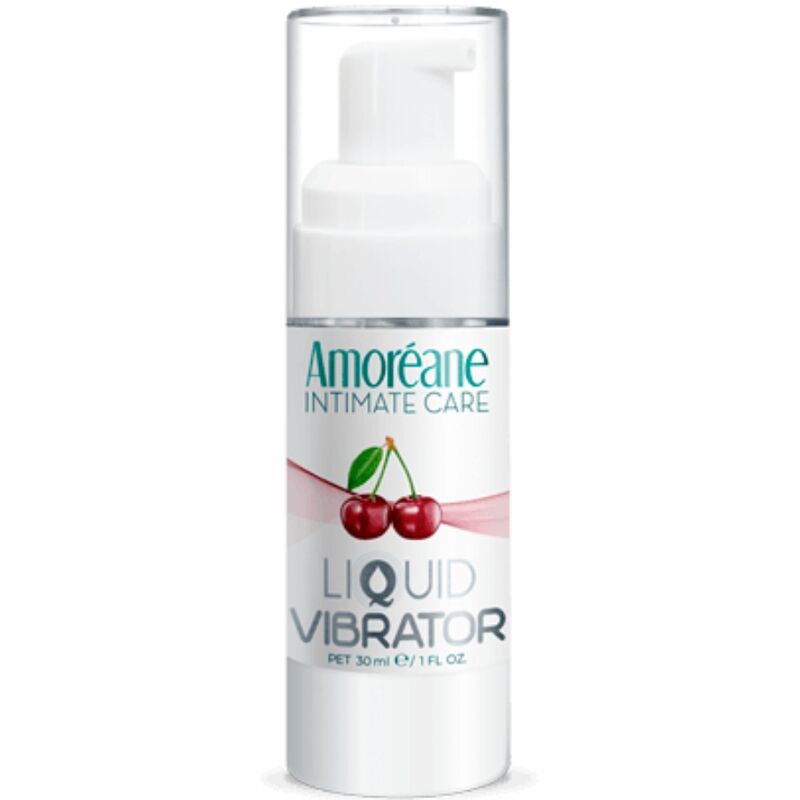 Gel vibrant pour sexe oral à la cerise, pour des picotements intenses AMOREANE