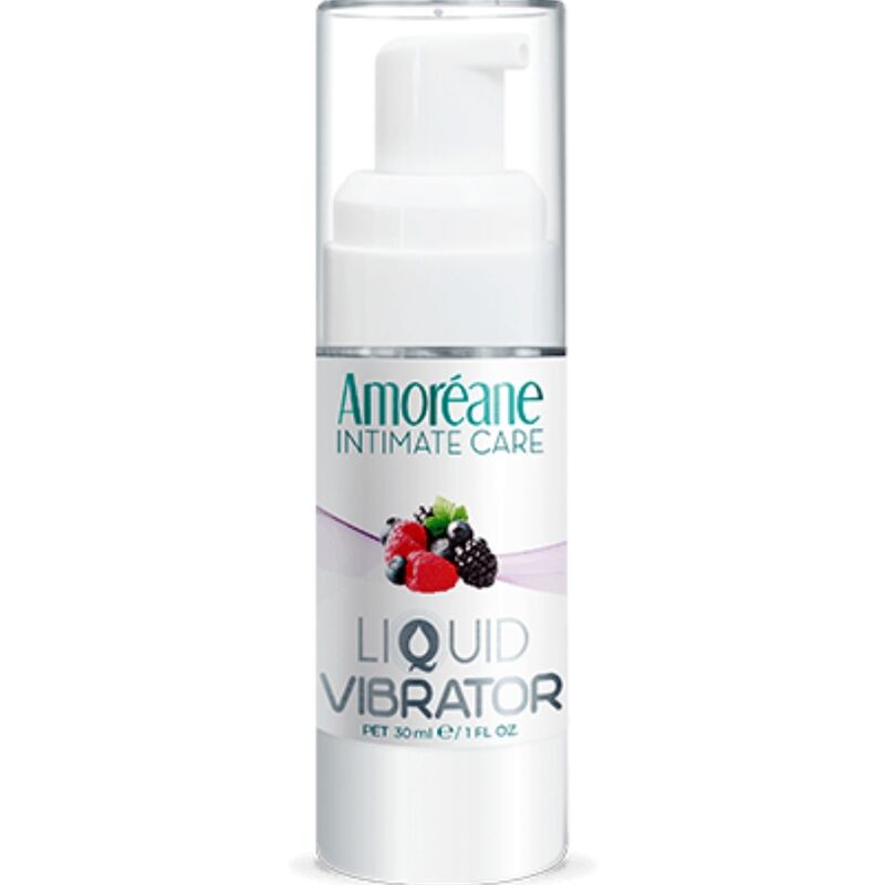 Gel vibrant pour le sexe oral aux fruits rouges, pour une stimulation intense AMOREANE