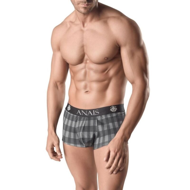 Boxer homme à carreaux avec jambes longues pour un maintien confortable ANAIS