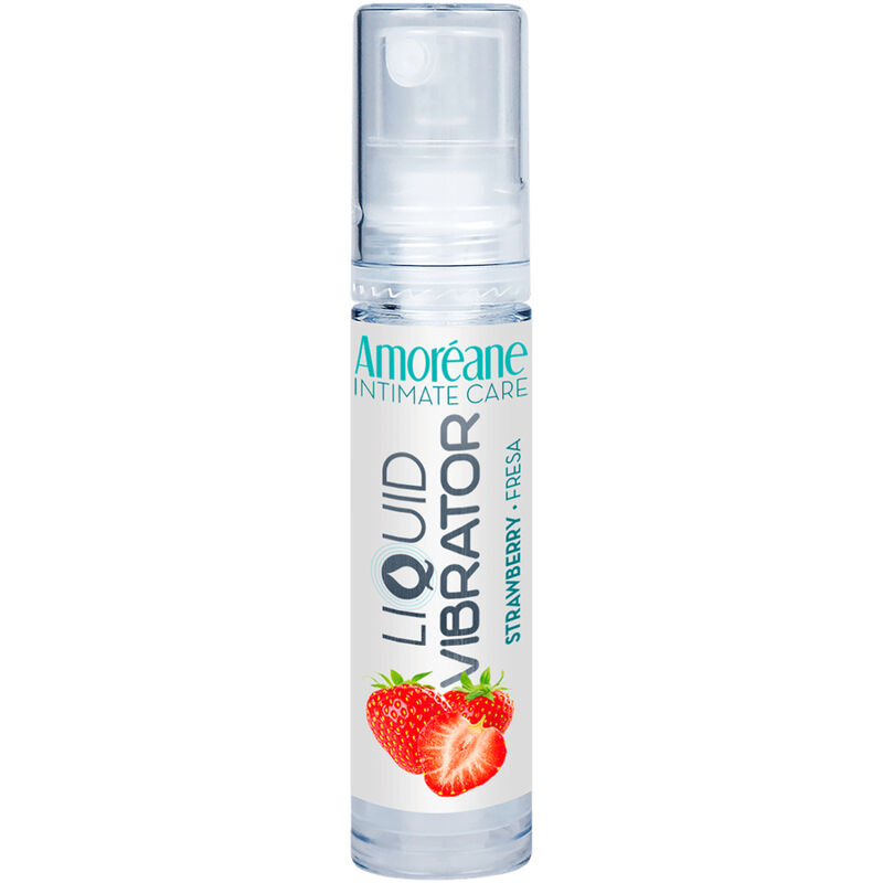 Gel vibrant goût fraise pour des moments de sexe oral intenses AMOREANE