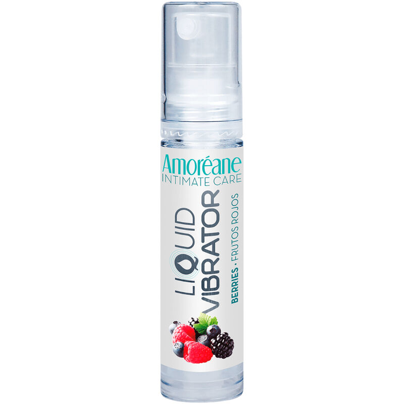 Gel vibrant pour le sexe oral, goût fraise, pour un plaisir intense AMOREANE