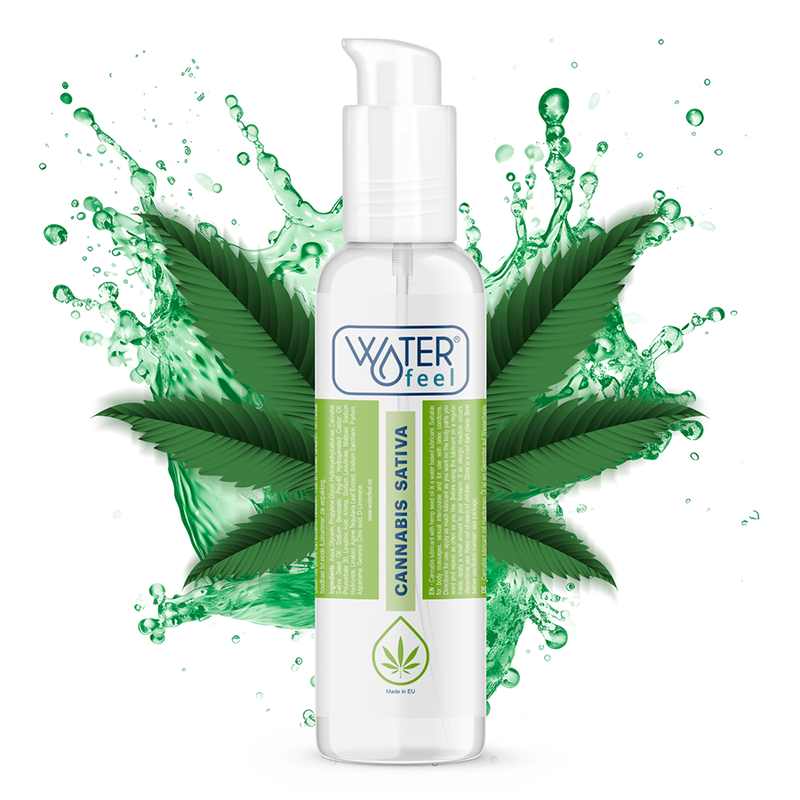 WATERFEEL Cannabis, lubrifiant à l’huile de graines de chanvre, 150 ml