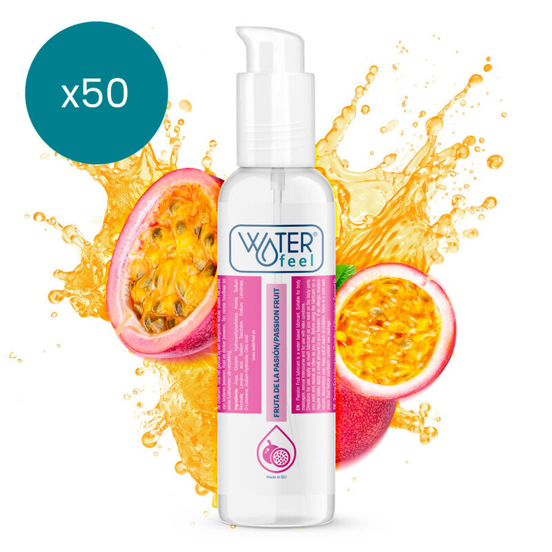 Lubrifiant goût fruit de la passion à base d’eau longue durée 175 ml WATERFEEL