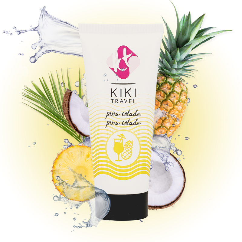 Gel lubrifiant KIKÍ Travel goût piña colada, 50 ml