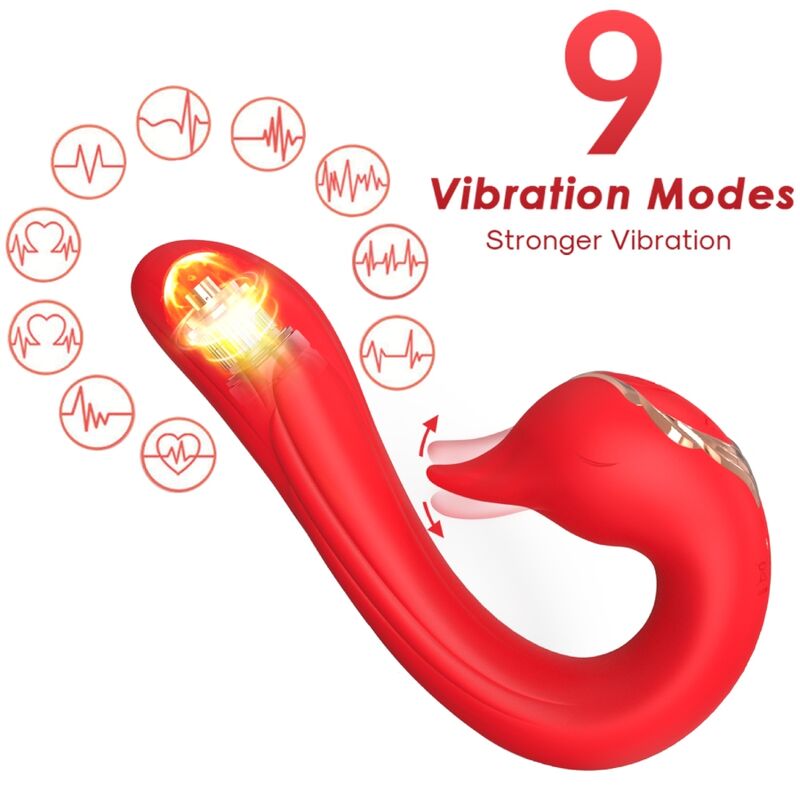 Vibromasseur dauphin ARMONY avec cou réglable