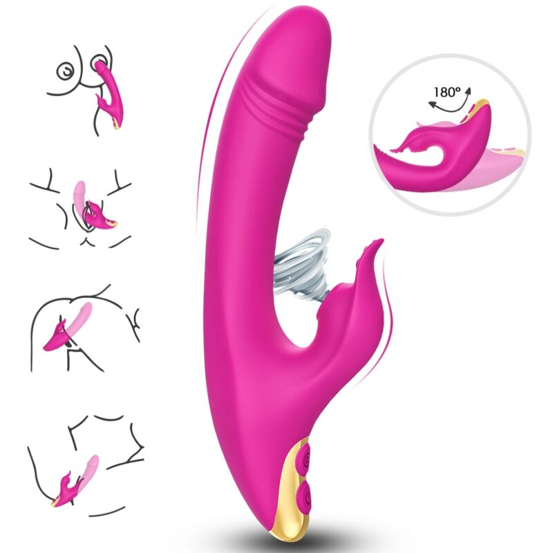 ARMONY Love stimulateur à ondes de pression pour le clitoris et le point G, fuchsia