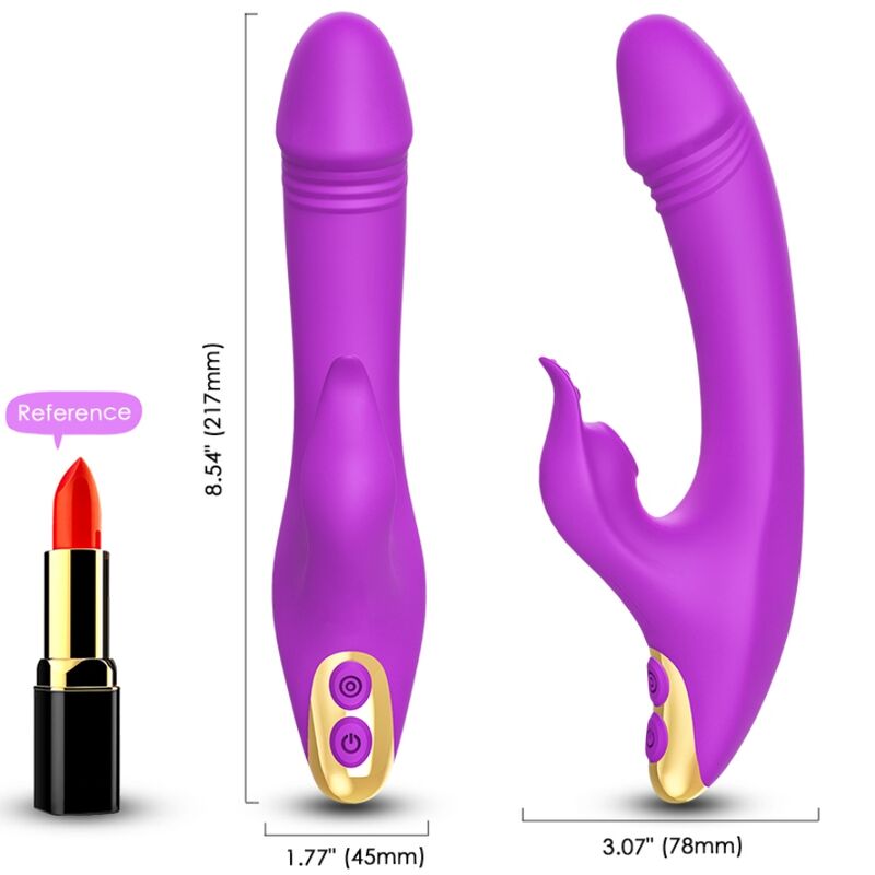 Stimulateur à ondes de pression ARMONY Love pour le clitoris et le point G, violet