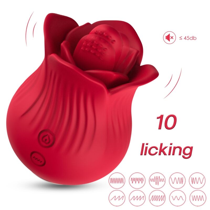 Stimulateur clitoridien ARMONY Rose rouge