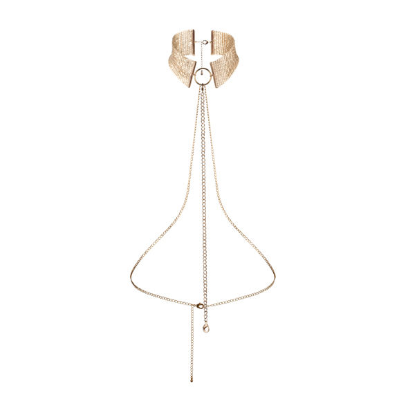 Bijoux Indiscrets Désir Métallique, collier et ceinture chaîne